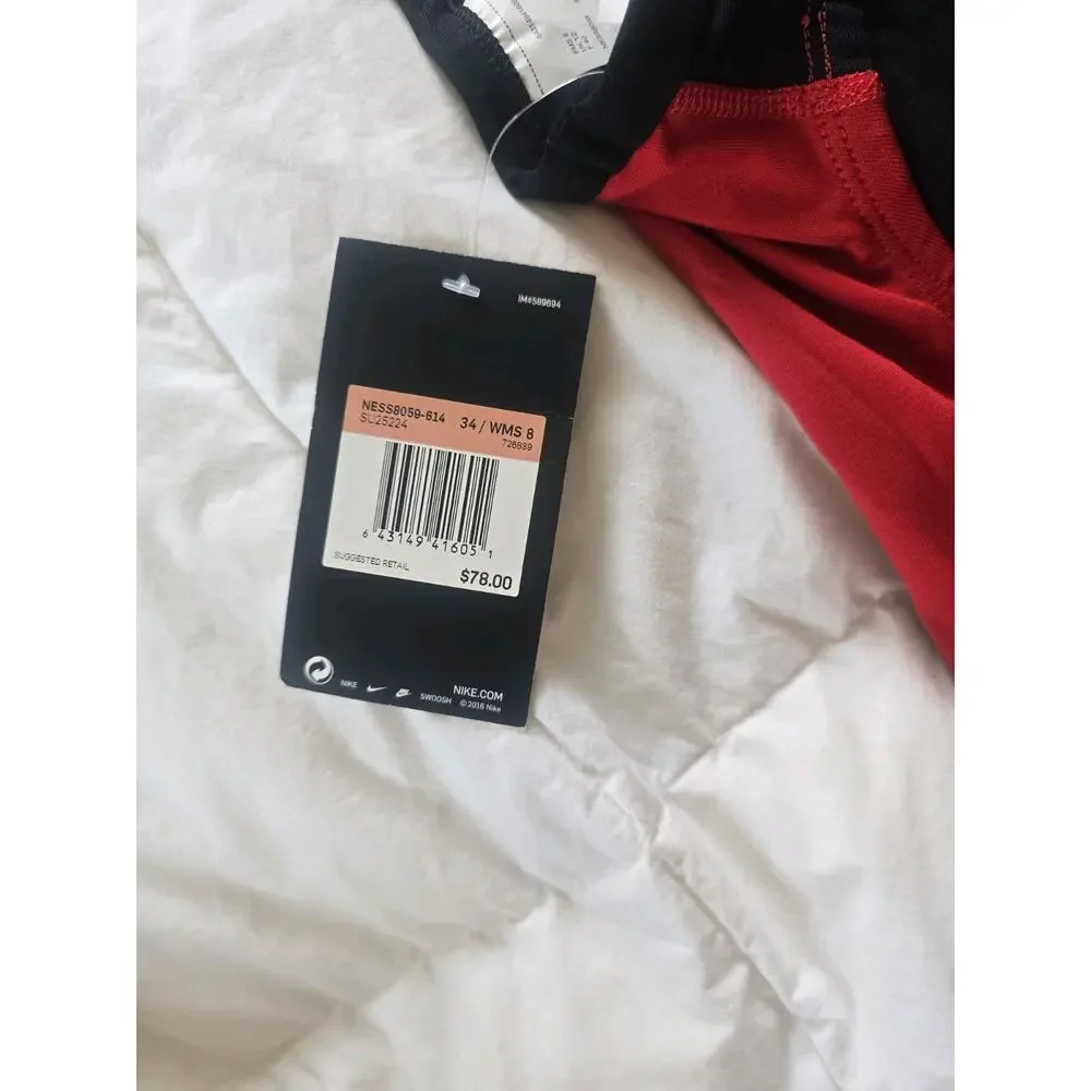 Nike Guard One Piece Swimsuit Women's Racerback Performance NESS8059 new$78 sz 8
